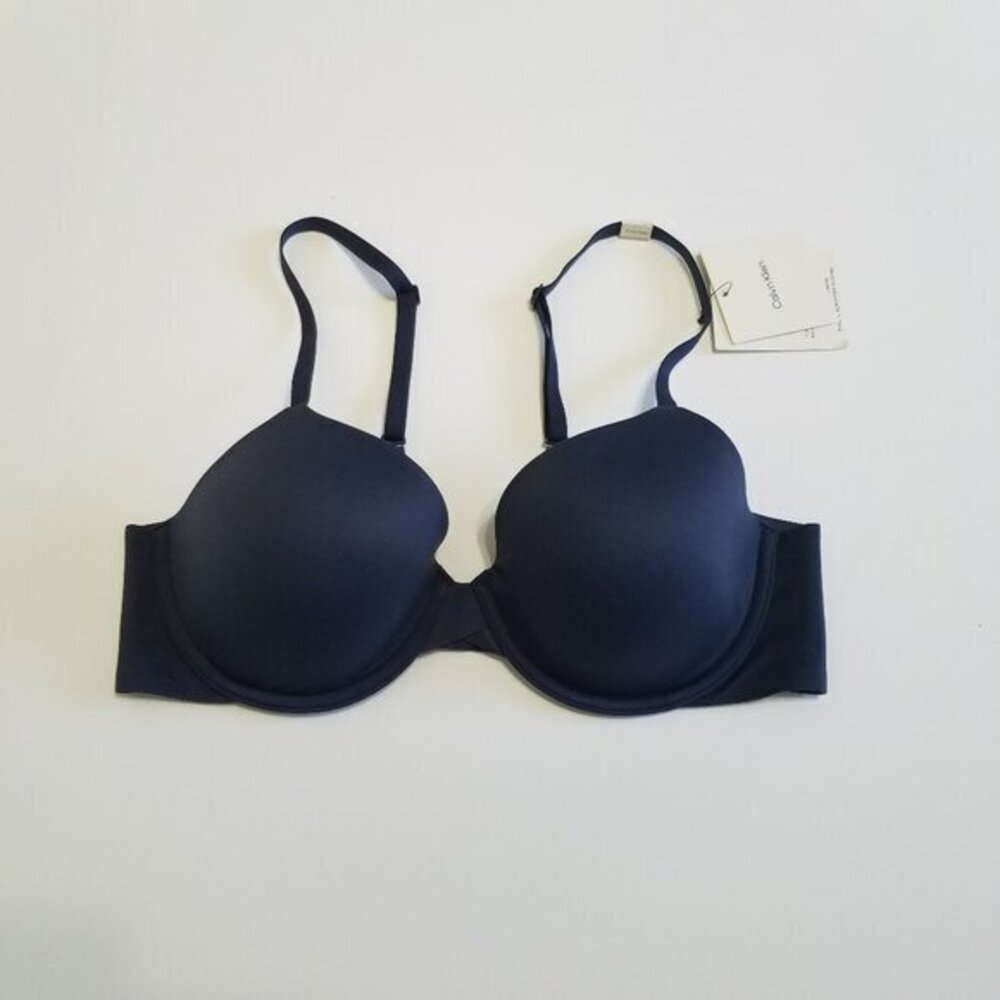 NWT Calvin Klein Perfectly Fit Underwire Bra Blue Size 36M